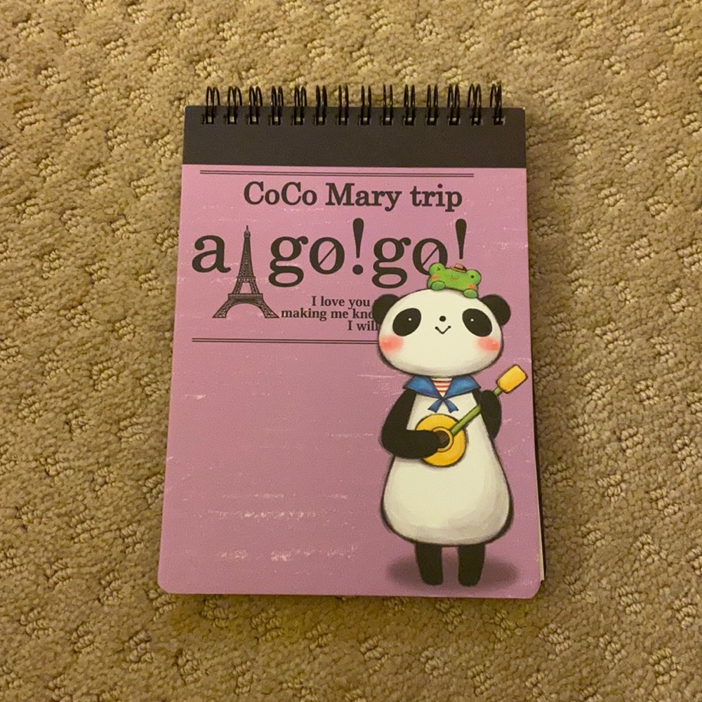 🧚🏼‍♀️ BOGO FREE Daiso Panda Medium Notebook